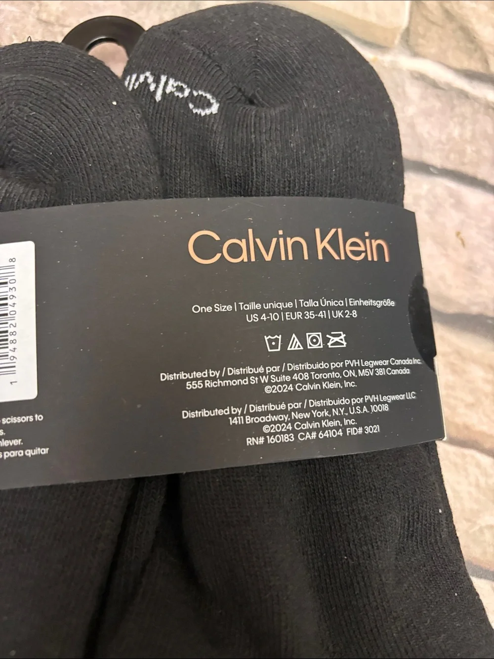 Calvin Klein Men’s Black Cushion Ankle Socks - 6 Pack